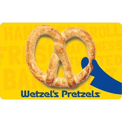 Wetzel’s Pretzels - $15 Gift Card [Digital]