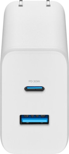 Insignia™ 32W 2-Port Wall Charger with 1 USB-C & 1 USB Port for Smartphones, Tablets and More - White SHOP ONLINE