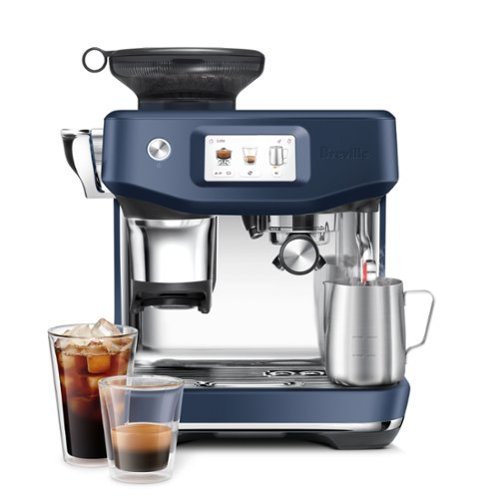 Breville - Barista Touch Impress Espresso Machine - Damson Blue-Front_Standard 