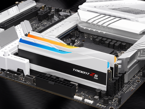 ⑤ グラデーションホワイト　スリーブ　国家シンボル　6種セット G.SKILL Trident Z5 RGB 32GB DDR5 6000MHz RAM (2x16GB) F5