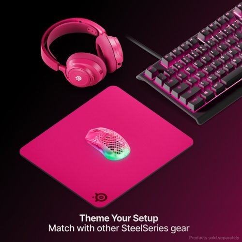 SteelSeries QcK Heavy Gaming Mouse Pad Large - Magenta SHOP ONLINE