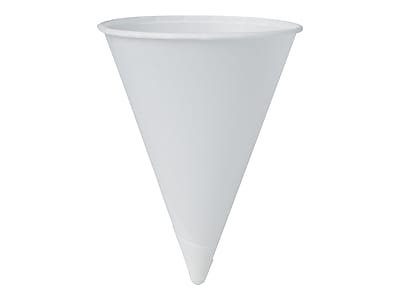 Solo - Bare Eco-Forward Cone Cold Cups, 4 Oz., 5000/Carton - White