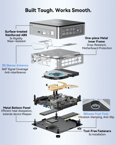 GEEKOM Air12 Mini PC with 12th Gen Intel N100, 16GB DDR5 RAM&