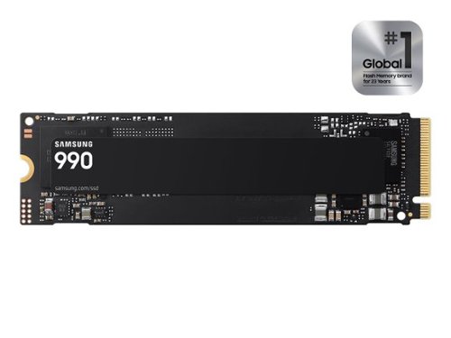 Samsung - Internal SSD 990 1TB, Read/Write Speeds Up to 7,250/6,450 MB/s (MZ V9V1T0B/AM)