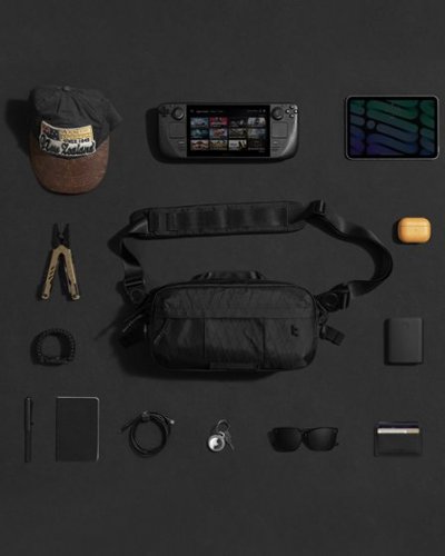 tomtoc Wander-T26 X-Pac Sling Bag, Heavy Duty Tactical Crossbody Carry Chest Bag, Compatible mit Steck Deck OLED, ASUS ROG Ally - Black WHERE TO BUY