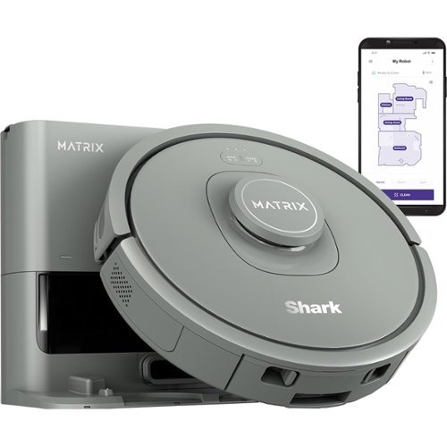 Shark - Refurbished Excellent - Matrix Self-Empty Robot Vacuum RV2300S - Gray-Front_Standard 