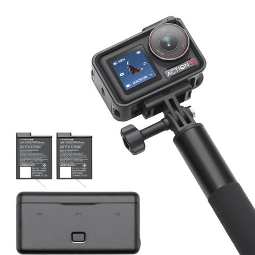 DJI - Osmo Action 5 Pro Adventure Combo CP.OS.00000378.01 - Black-Front_Standard 
