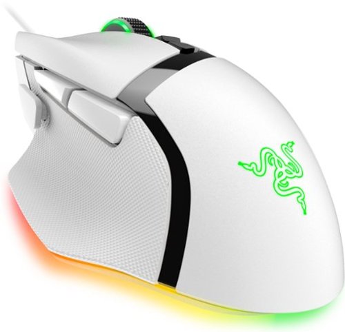 Razer Basilisk V3 Optical Gaming Mouse with Chroma RBG Lighting - Wired - White WHERE TO BUY