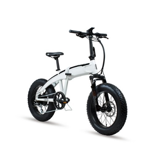  Aventon - Sinch Foldable Ebike w/ 40 mile Max Operating Range and 20 MPH Max Speed - Crest White