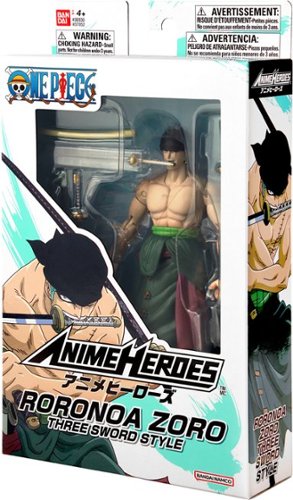 Bandai Roronoa Zoro Three Sword Style - One Piece - Anime Heroes 6.5 Figure BUY IN EUROPE