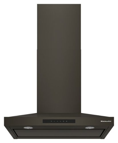 KitchenAid - 30 inches - Recirculating & Convertible - Wall Range Hood - Black Ore