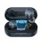 TOZO - T12 LED Display Bluetooth 5.3 Ear Buds, 55H Play, ENC Clear Call, IPX8, APP-32EQ, Stereo Powerful Bass, Wireless Charge - Blue-Front_Standard