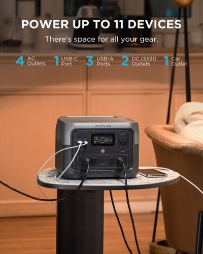 EcoFlow RIVER 2 MAX 512Wh Portable Power Station (512 Wh Capacity) - Black BUY IN AUSTRALIA