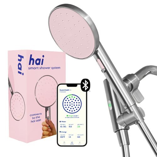 hai - Smart 2.5 GPM Handheld Showerhead - Rose Quartz