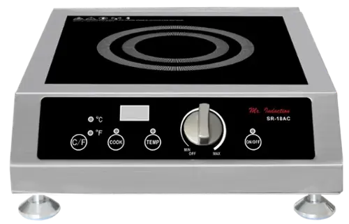 Mr. Induction SR-18AC

C/F
°C °F

COOK TEMP

MIN OFF MAX

ON/OFF