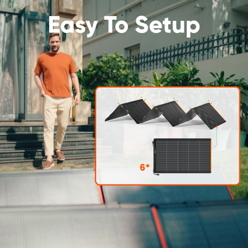 Jackery SolarSaga 500X Foldable High Power Output 500w Solar Panel