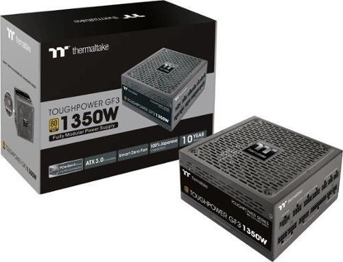 Thermaltake Toughpower GF3 1350W 80 PLUS Gold PCIe Gen 5 ATX 3.0 Ready Fully Modular Power Supply - Black BUY IN UAE