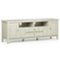 Simpli Home - Warm Shaker SOLID WOOD 72 inch Wide Rustic TV Media Stand For TVs up to 80 inches - Antique White-Front_Standard