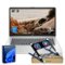 HP - 17.3" HD+ Touchscreen Laptop - Intel Core i3-N305 with 32GB RAM - 128GB eMMC + 1TB Solid State Drive - PCO Laptop Cooler - Silver-Front_Standard