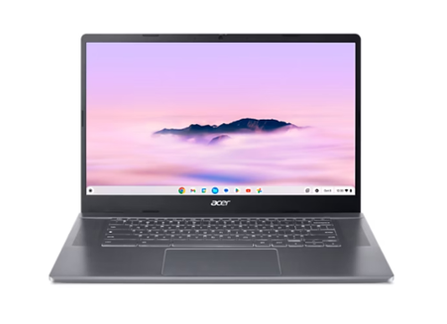 Acer - Refurbished Excellent - Chromebook 515 15.6" Full HD Touchscreen Laptop Intel Core i3-1305U 8GB LPDDR5X RAM 256GB SSD Wi-Fi 6 Backlit Keyboard-Front_Standard 