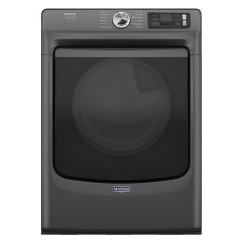 Maytag - 7.4 Cu. Ft. Smart Gas Dryer with Steam and Pet Pro System - Volcano Black
