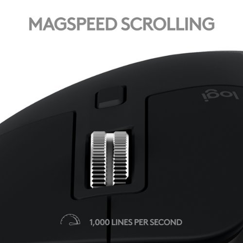 Logitech MX Master 3S for Mac Wireless Bluetooth Laser Mouse with
