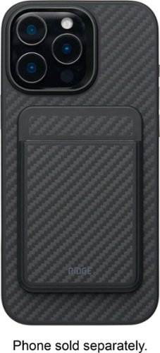 The Ridge Wallet - MagSafe Cardholder - Carbon Fiber 3k - Black