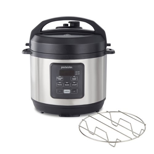 Proctor Silex - 3 Quart Simplicity Pressure Cooker - STAINLESS STEEL-Angle_Standard 