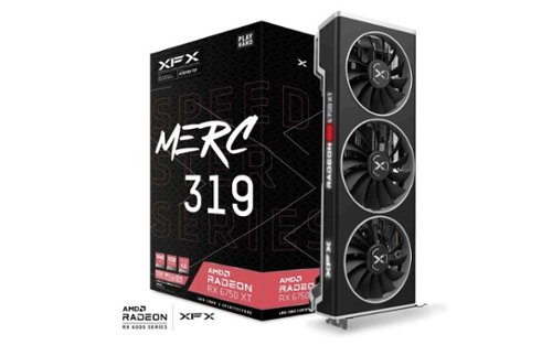XFX SPEEDSTER MERC319 AMD Radeon RX 6750XT Core 12GB GDDR6 PCI Express 4.0 Gaming Graphics Card - Black BUY IN UAE