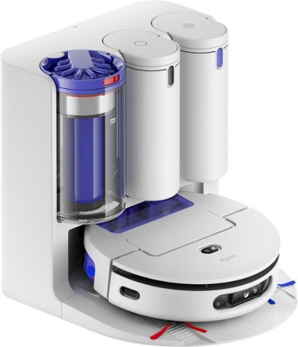 Dyson - R3 Nurovi Spot+Scrub UV Robot Vacuum - Silver/Vinca Blue
