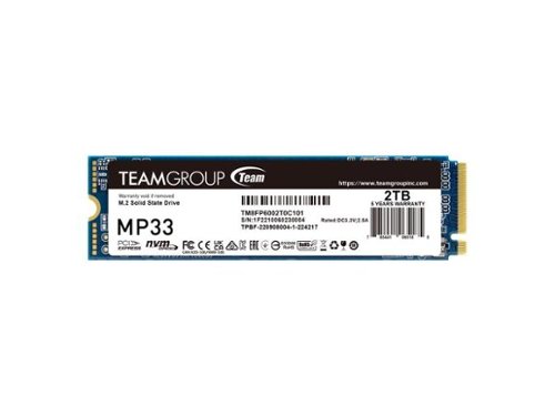 Team Group MP33 M.2 2280 2TB PCIe 3.0 x4 with NVMe 1.3 3D NAND