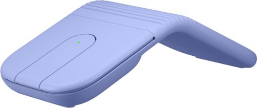 Logitech - Mobi Fold Ultra-Portable Travel Bluetooth Mouse with Touch Scroll and Quiet Clicks - Wireless - Lilac