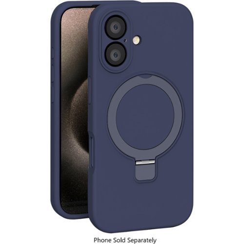 SaharaCase Venture Series Silicone Case with MagSafe for Apple iPhone 16 - Midnight Blue GLOBAL SHIPPING