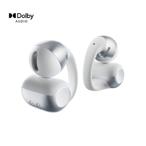  Shokz - OpenDots 2 Open-Ear Clip-On True Wireless Bluetooth Earbuds - Gray
