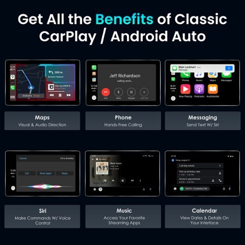 Rexing CPW-42 Wireless CarPlay & Android Auto Adapter for iPhone (iOS 10+) and Android (Android 11+) - Black BUY IN AUSTRALIA