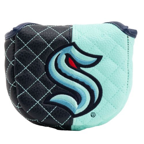Team Golf - Seattle Kraken Quilted Mallet Putter Cover - Multicolor-Front_Standard 
