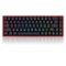 REDRAGON - K631-RGB 65% Wired Mechanical Red Switch Gaming Keyboard with RGB Backlighting - Black-Front_Standard