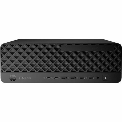 HP - EliteDesk 8 G1i Desktop Computer - Intel Core Ultra 5 235 - vPro Technology - 16 GB - 512 GB SSD - Small Form Factor - Black-Front_Standard 
