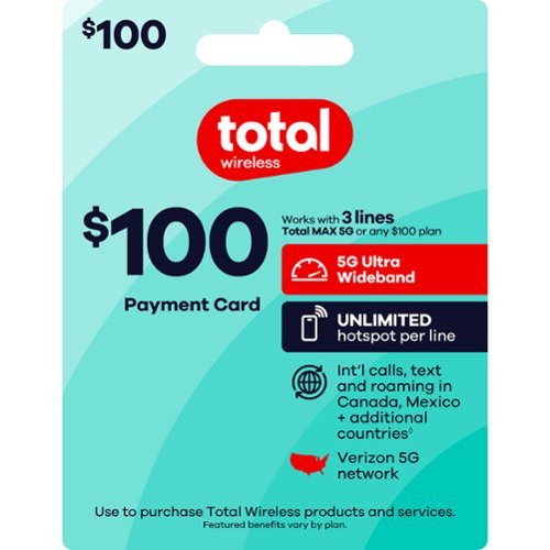 Total Wireless - $100 Prepaid Payment Card [Digital]-Front_Standard 