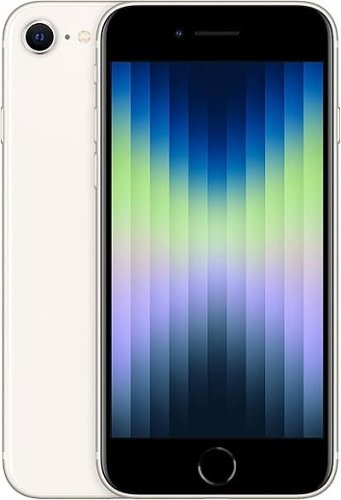 Apple - Refurbished Excellent - iPhone SE (3rd Generation) 128GB (Unlocked) - Starlight-Front_Standard 