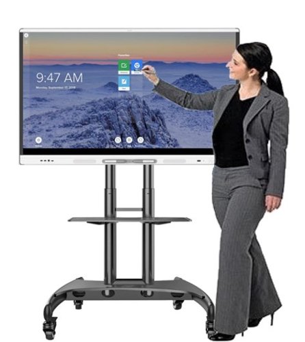 Smart Tech - Smart Board MX265-V4 Interactive Display With Mobile Stand-Front_Standard 