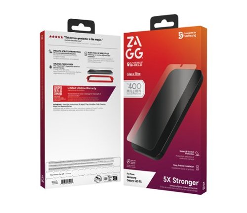 ZAGG Glass Elite Screen Protector for Samsung Galaxy S25 FE - Clear BUY IN AUSTRALIA