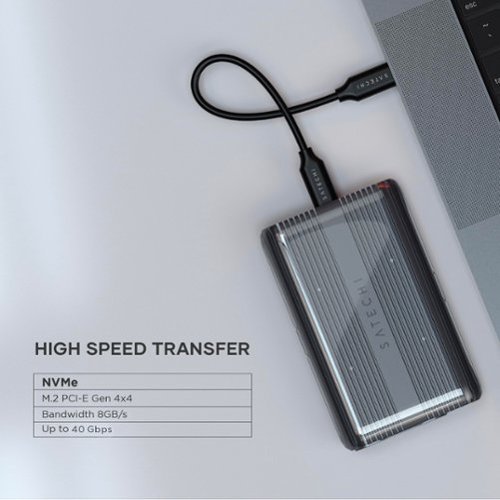 Satechi USB4 NVMe M.2 SSD Pro Enclosure 40Gbps, Up to 16TB