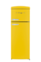 Unique Appliances - Classic Retro 7.5cu.ft Compact Top Freezer Refrigerator - Canary Yellow-Front_Standard