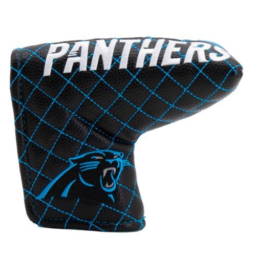 Team Golf - Carolina Panthers Quilted Blade Putter Cover - Multicolor-Front_Standard 