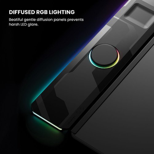 JOURNEY ALTI PLAY PERFORMANCE DESK MAT WITH WIRELESS CHARGING QI2 - Midnight GLOBAL SHIPPING