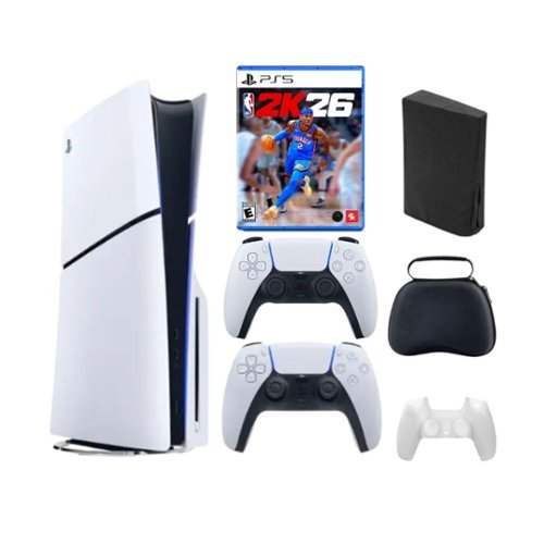 PlayStation 5 Slim Disc Bundle with NBA 2K26 Game