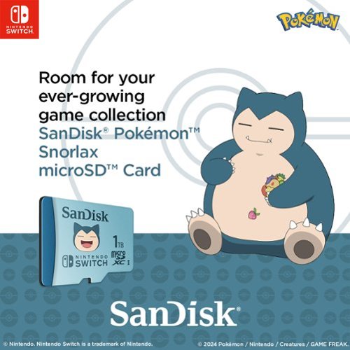 SanDisk 1TB microSDXC UHS-I for Nintendo Switch 1 Pokémon SHOP ONLINE