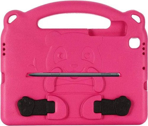 SaharaCase - Teddy Bear KidProof Case for Samsung Galaxy Tab S6 Lite - Pink-Front_Standard 