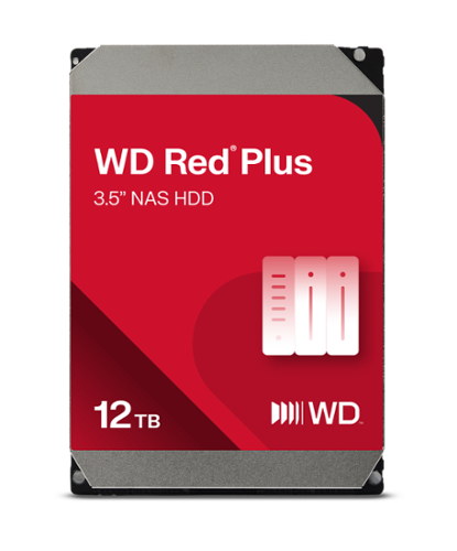 WD - Red Plus 12TB NAS Internal Hard Drive
